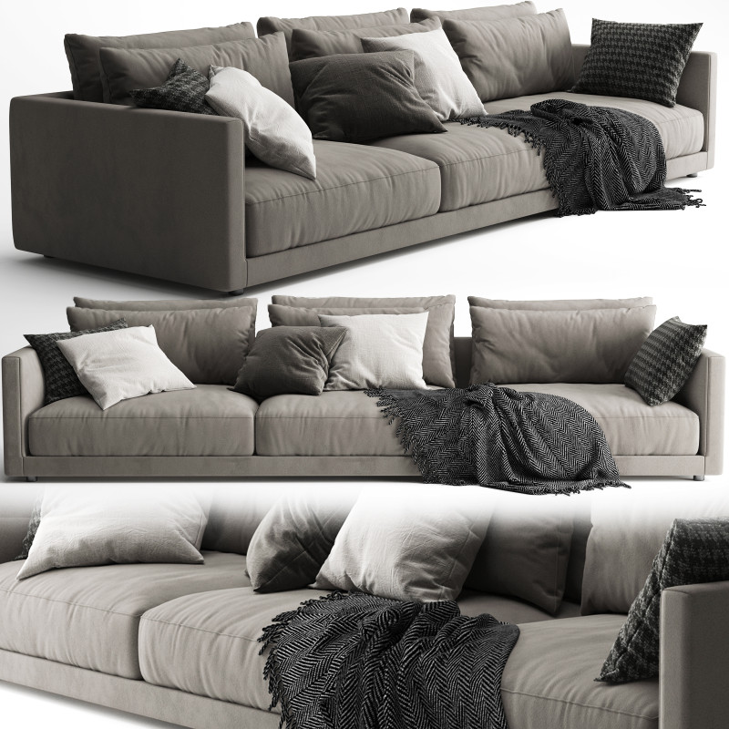 Sofa sofa modern 3D Модель .c4d .max .obj .3ds .fbx .stl .blend 