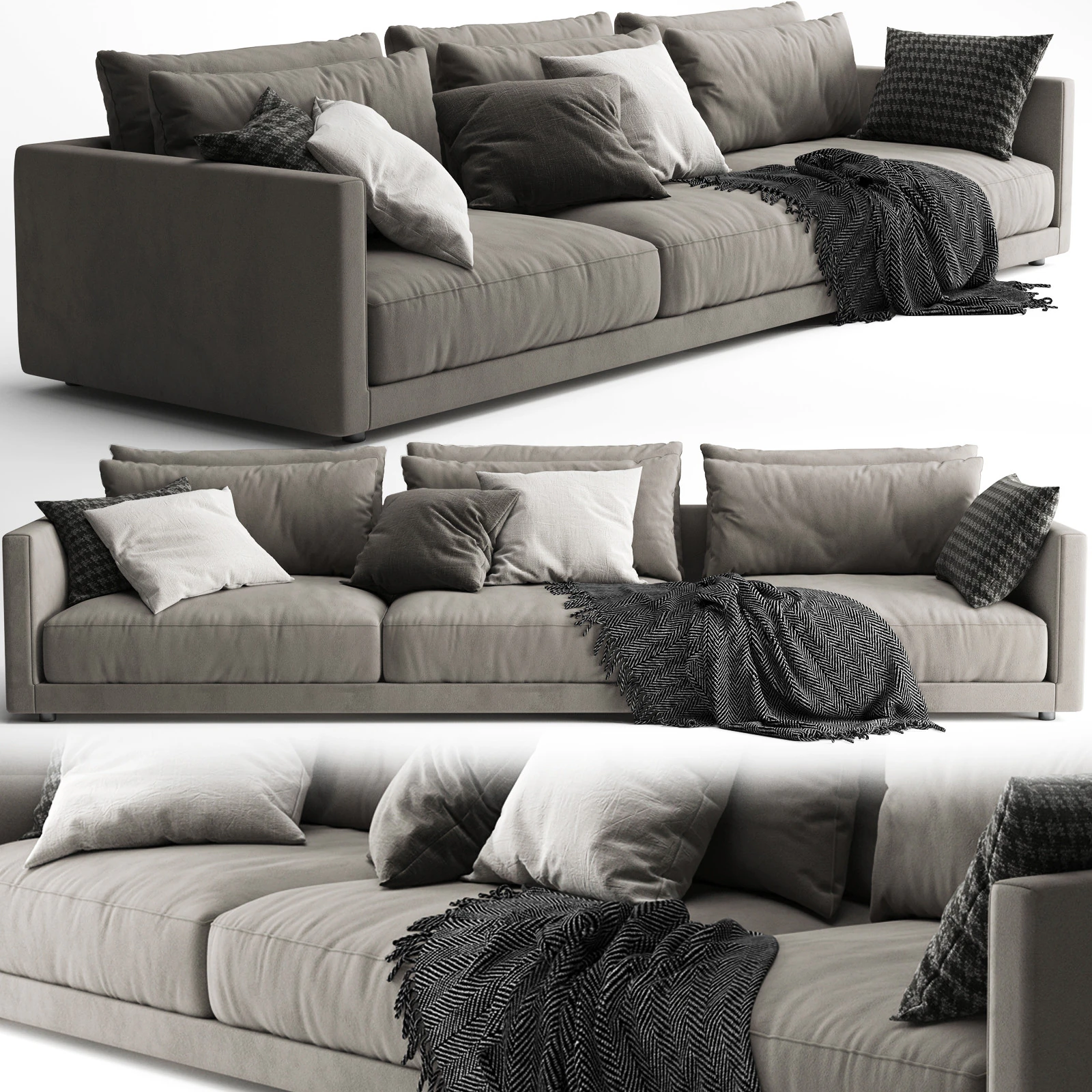 Sofa sofa modern 3D Model .c4d .max .obj .3ds .fbx .stl .blend 