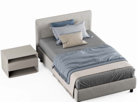 Bed bedroom 3Dモデル