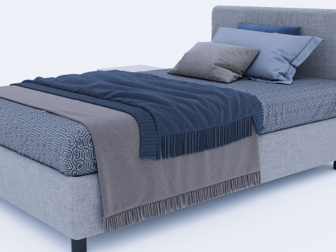 Bed bedroom 3D 모델