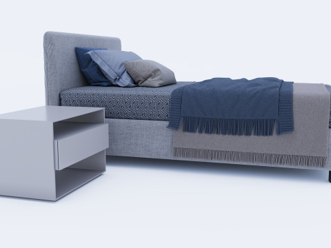 Bed bedroom 3D 모델
