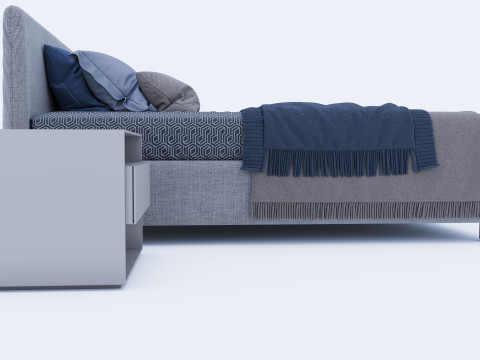 Bed bedroom 3D 모델