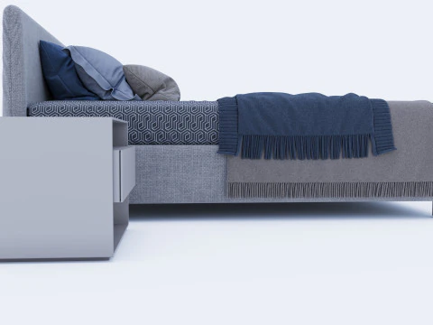 Bed bedroom 3D Model