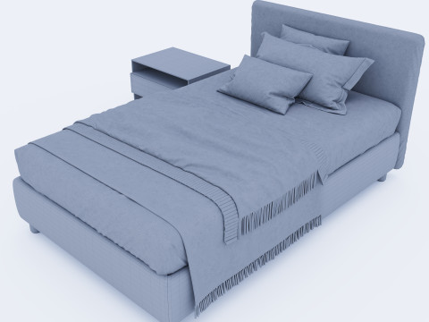 Bed bedroom 3D 모델