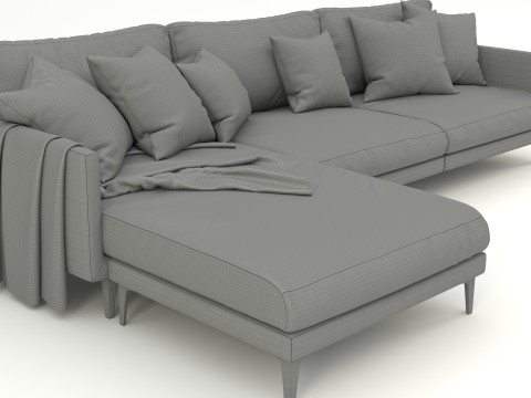 Sofa corner 3Dモデル