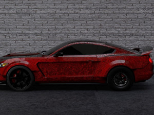 2016 mustang gt350 rtr wide files 3Dモデル