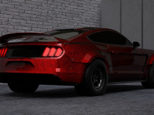 2016 mustang gt350 rtr wide files 3Dモデル