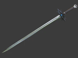 Fantasy-Schwert 3D Modell