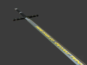 the sword of king ererk the fictional king 3D Model