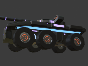 cyber fighting machine Modelo 3D