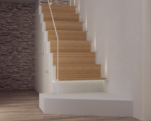 modern stairs CG Textures .c4d .max .obj .3ds .fbx .stl .blend 