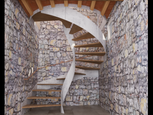spiral stairs 3D 模型