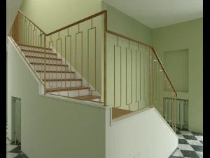 стильні сходи 3D Модель