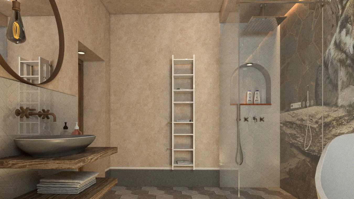 italian bathroom 3D Model .c4d .max .obj .3ds .fbx .stl .blend 