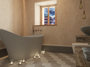 italian bathroom 3D Model