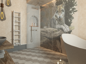 italian bathroom 3D Model