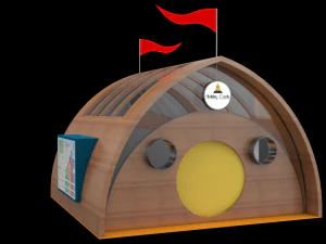 kabin anak-anak Model 3D