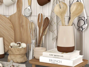 kitchen accessoriesti01 3D Model