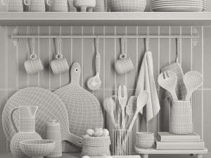 kitchen accessoriesti01 3D Модель