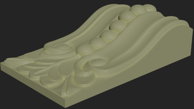 decorative bracket 3D Druckmodell .c4d .max .obj .3ds .fbx .stl .blend 