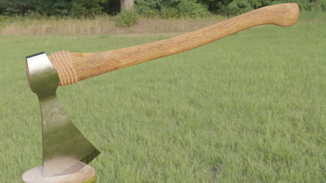 lumberjack ax 3D मॉडल .c4d .max .obj .3ds .fbx .stl .blend 