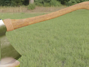 木こりの斧 3Dモデル