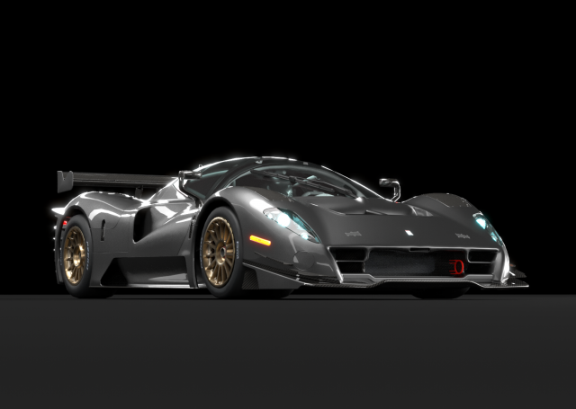 Scuderia Glickenhaus P4-5 Competizione 2011 3D Модель .c4d .max .obj .3ds .fbx .stl .blend 