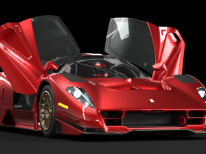 Scuderia Glickenhaus P4-5 Competizione 2011 3D Модель