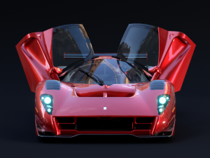 Scuderia Glickenhaus P4-5 Competizione 2011 3D Модель