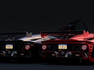Scuderia Glickenhaus P4-5 Competizione 2011 3D Модель