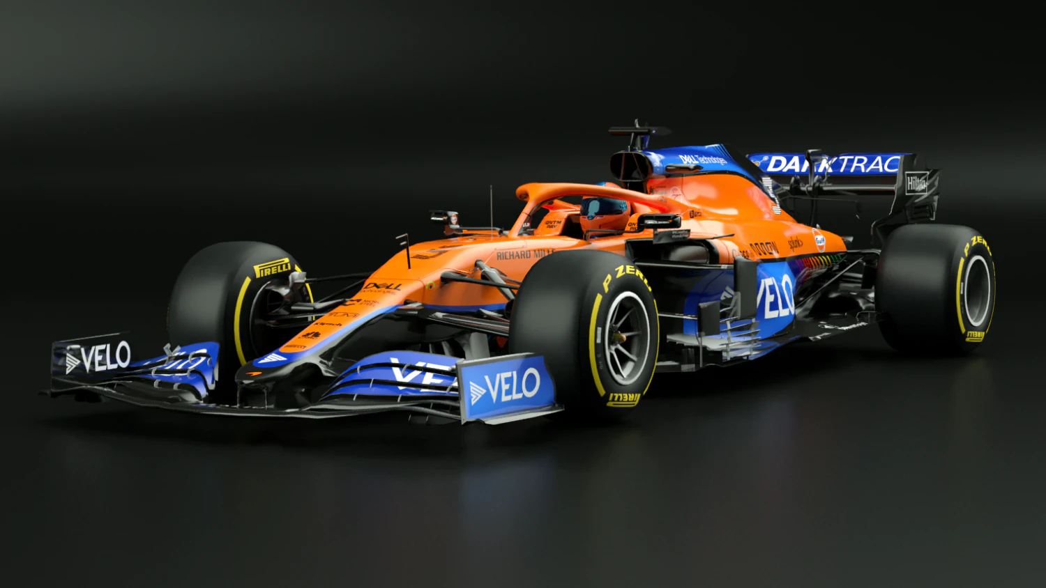 Mclaren MCL35 Formula 1 car 3 Daniel Ricciardo 3D Model .c4d .max .obj .3ds .fbx .stl .blend 