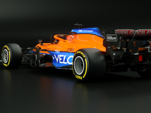 Mclaren MCL35 Formula 1 car 3 Daniel Ricciardo 3D 모델