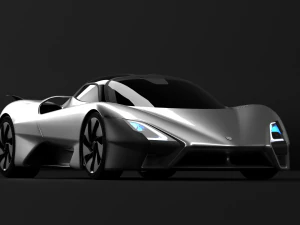 SSC Tuatara 2019 3D Model