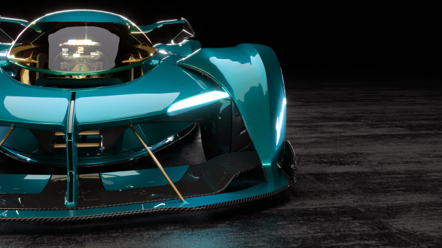Mclaren Solus GT 3D Модель .c4d .max .obj .3ds .fbx .stl .blend 