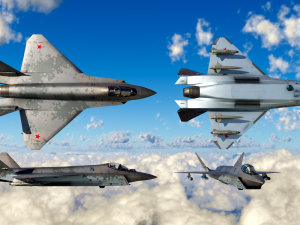 Sukhoi Checkmate T-75 LTS 3D-Modell
