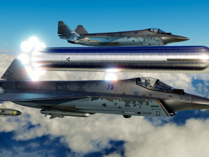Sukhoi Checkmate T-75 LTS 3D-Modell