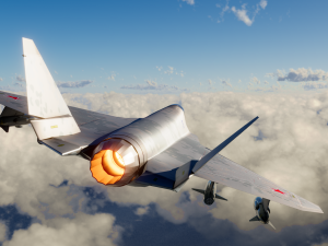 Sukhoi Checkmate T-75 LTS 3D-Modell