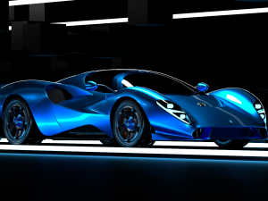 De Tomaso P72 3D-Modell