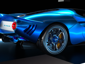 De Tomaso P72 3D-Modell