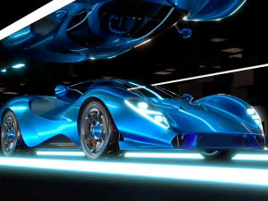 De Tomaso P72 3D Model