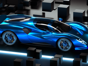De Tomaso P72 3D Модель