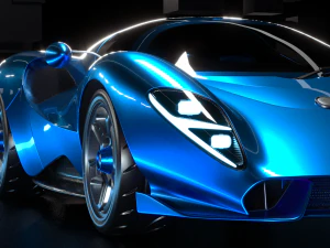 De Tomaso P72 3D Model