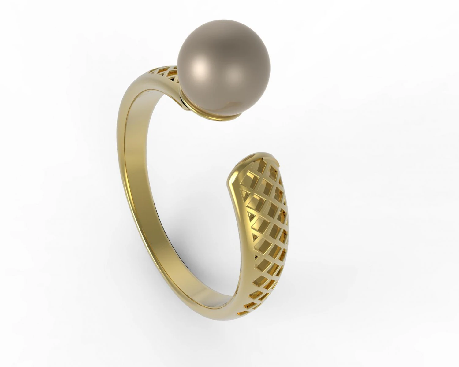 pearls ring 3D Model .c4d .max .obj .3ds .fbx .stl .blend 