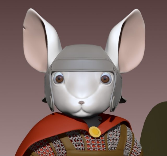 mouse warrior 3d print model Modèles 3D en vedette .c4d .max .obj .3ds .fbx .stl .blend