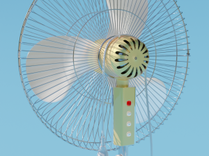 floor fan multicolor Modèle 3D