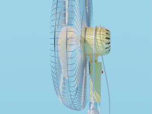 floor fan multicolor Modelo 3D