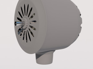 floor fan multicolor Modelo 3D