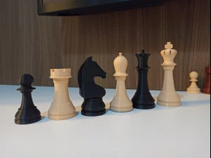 фигуры шахматного турнира 3D Модель