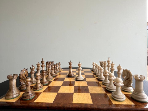 Luxury Chess Set The French Warrior 3D Print Model