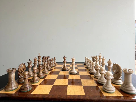Luxury Chess Set The French Warrior 3D Print Model